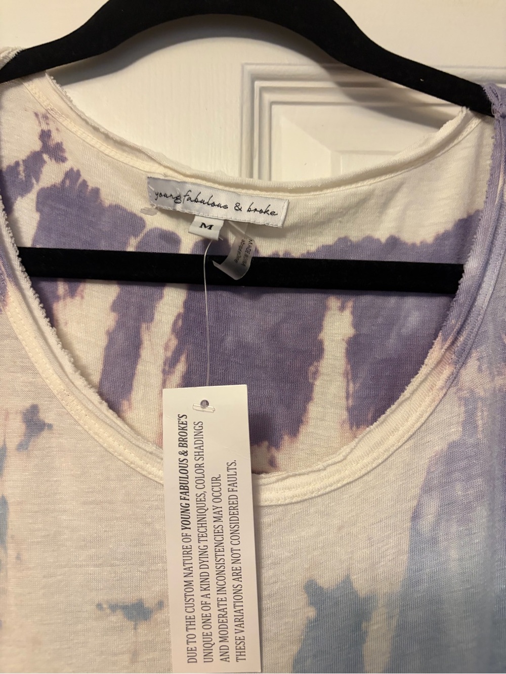 Young Fabulous & Broke Tie Dye Print Maxi Dress Size Medium - Picture 4 of 7